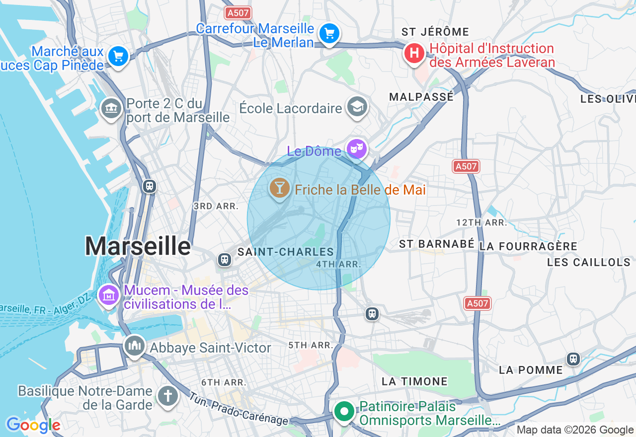 Carte de l'emplacement
