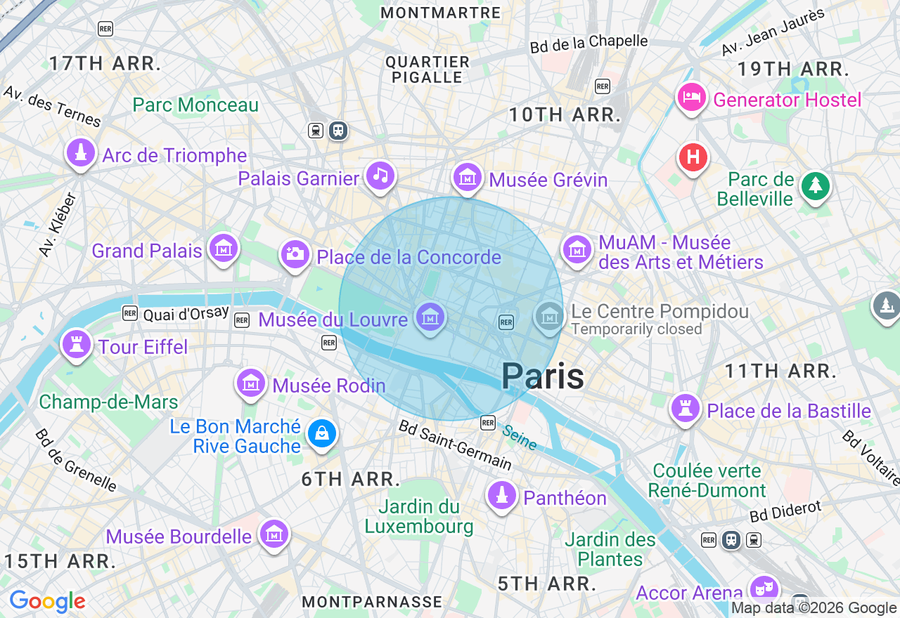 Carte de l'emplacement