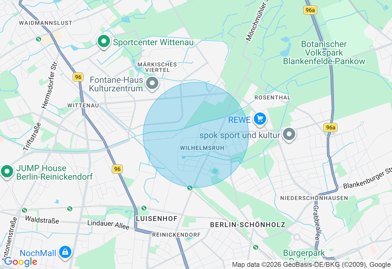 Kartenansicht der Location