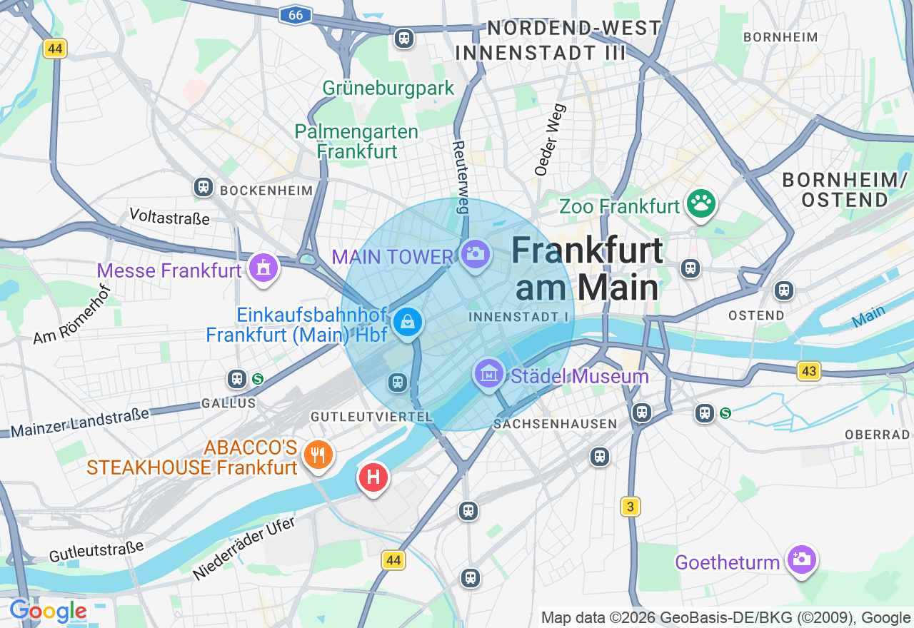 Kartenansicht der Location