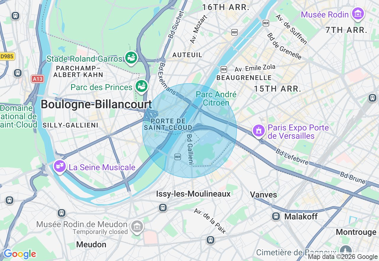 Carte de l'emplacement