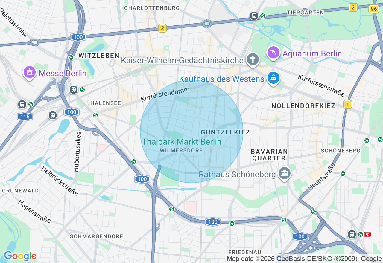 Kartenansicht der Location