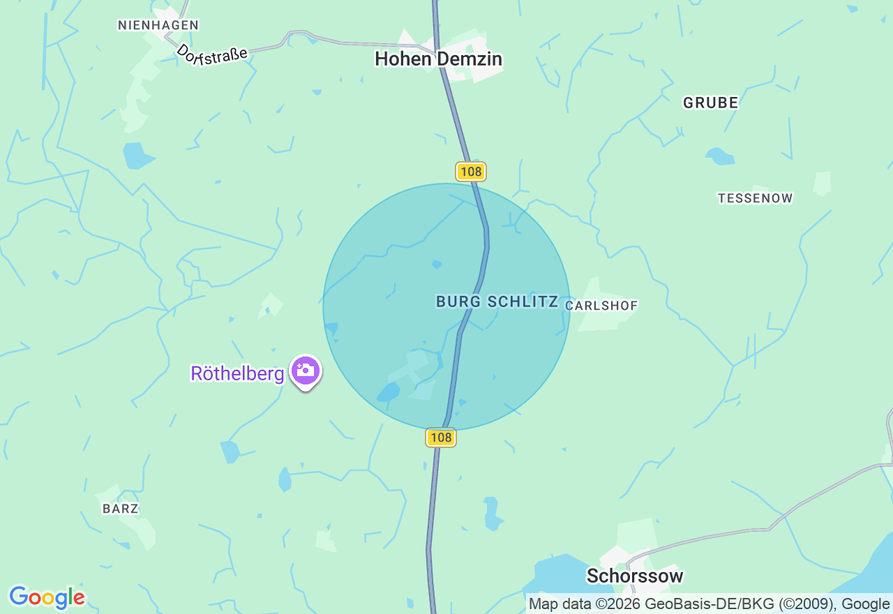 Kartenansicht der Location