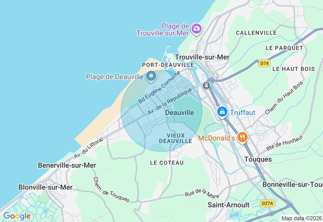 Carte de l'emplacement