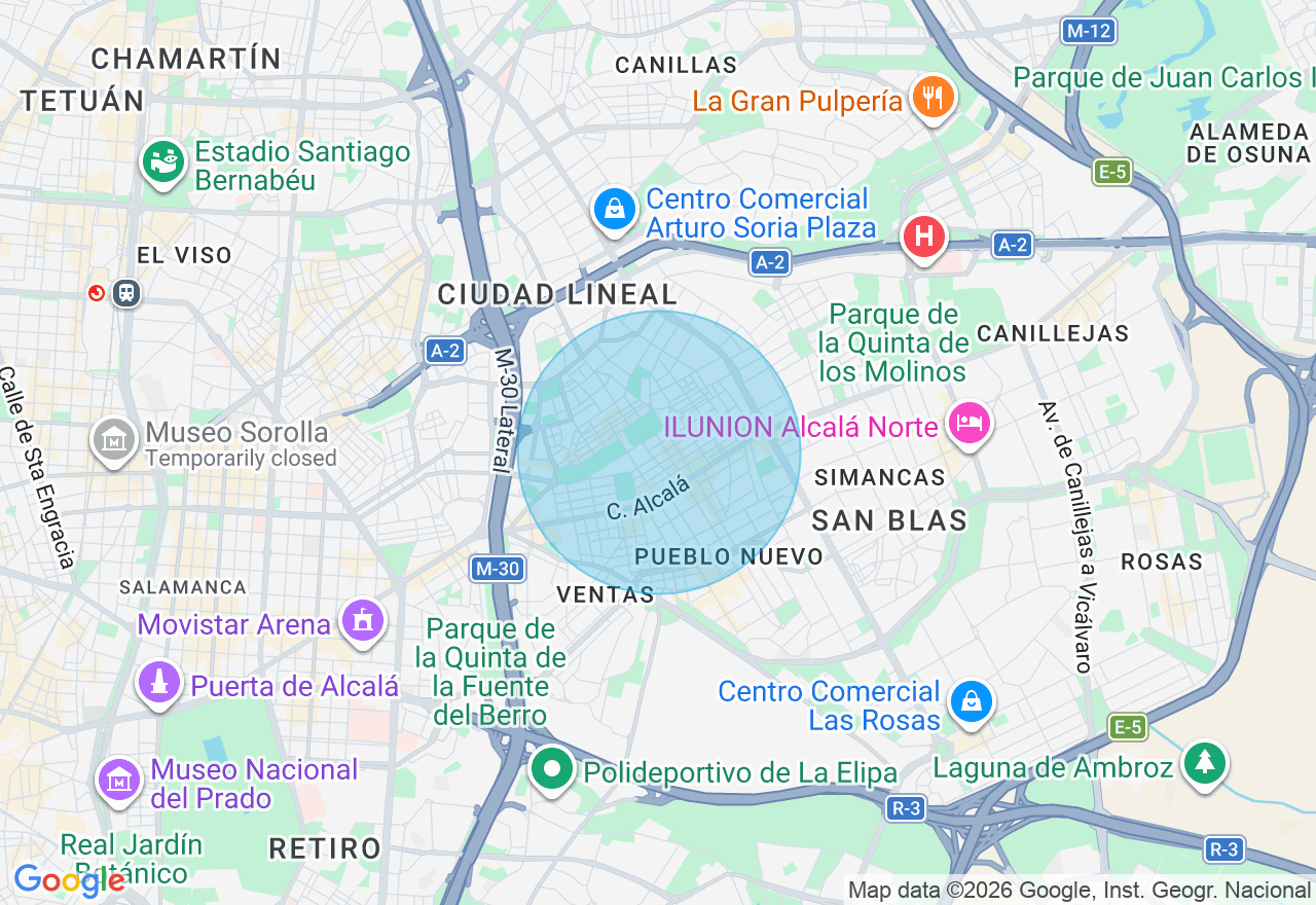 Mapa de la ubicación