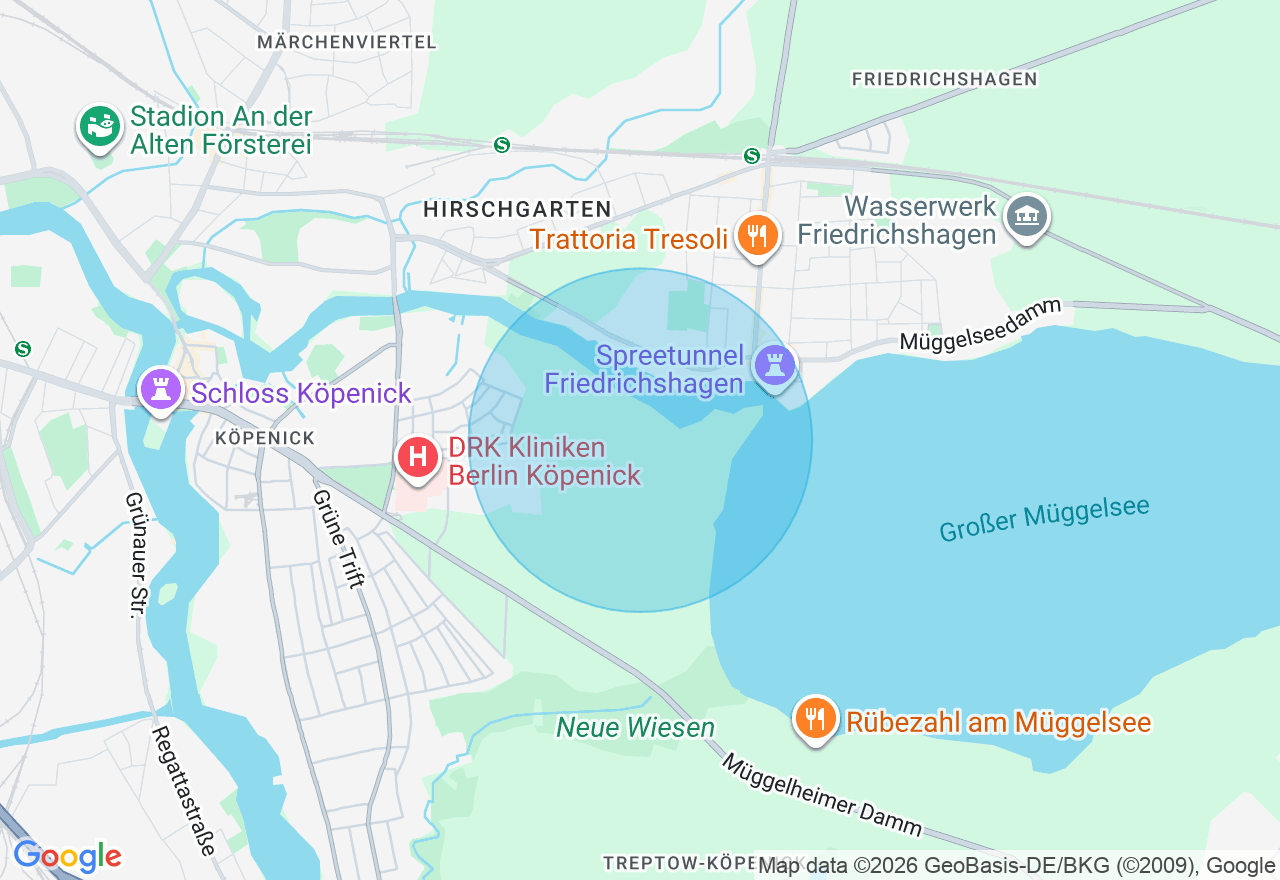 Kartenansicht der Location