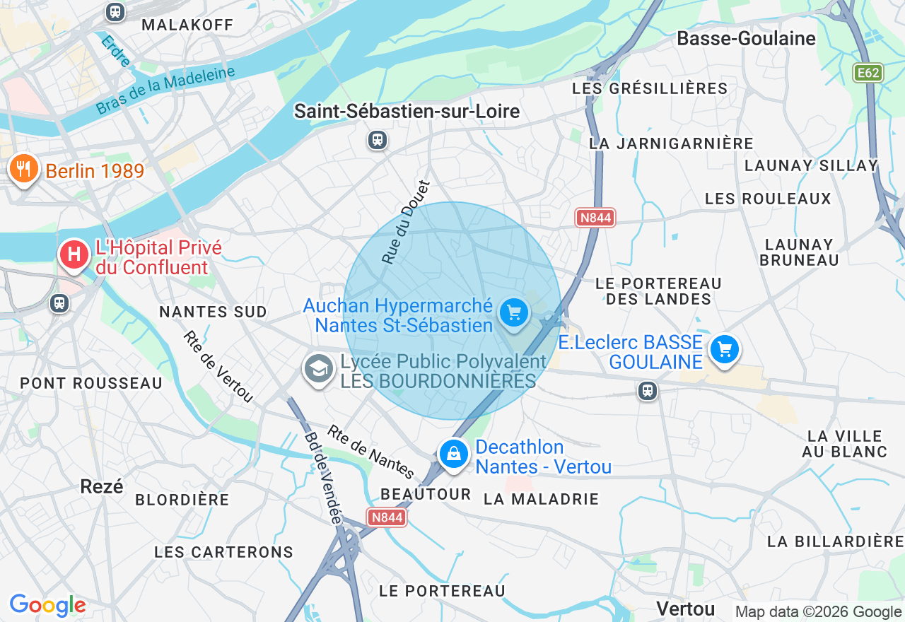 Carte de l'emplacement