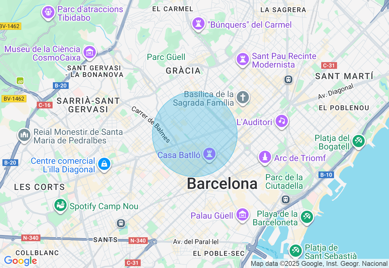 Mapa de la ubicación