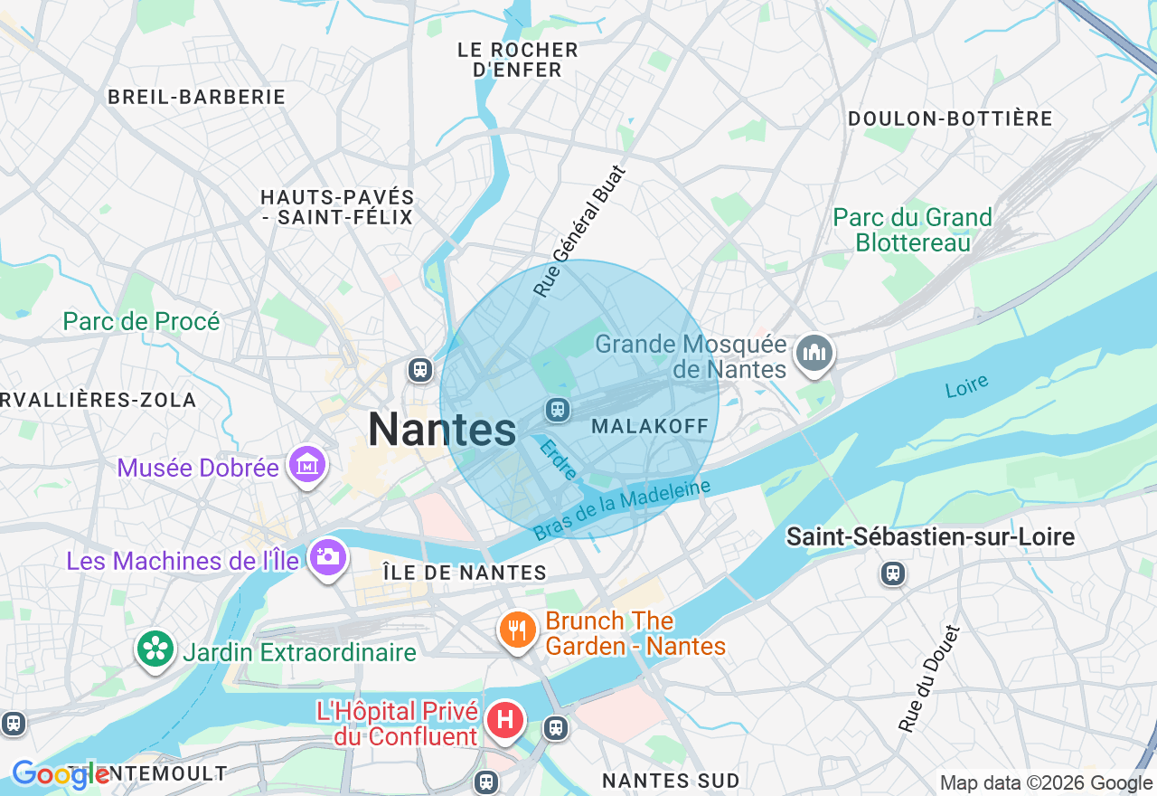 Carte de l'emplacement