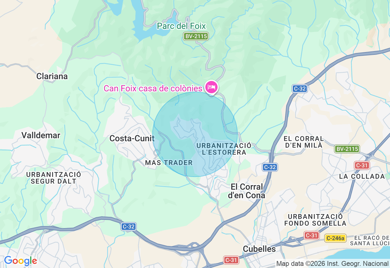 Mapa de la ubicación