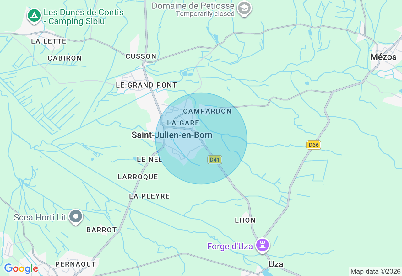 Carte de l'emplacement