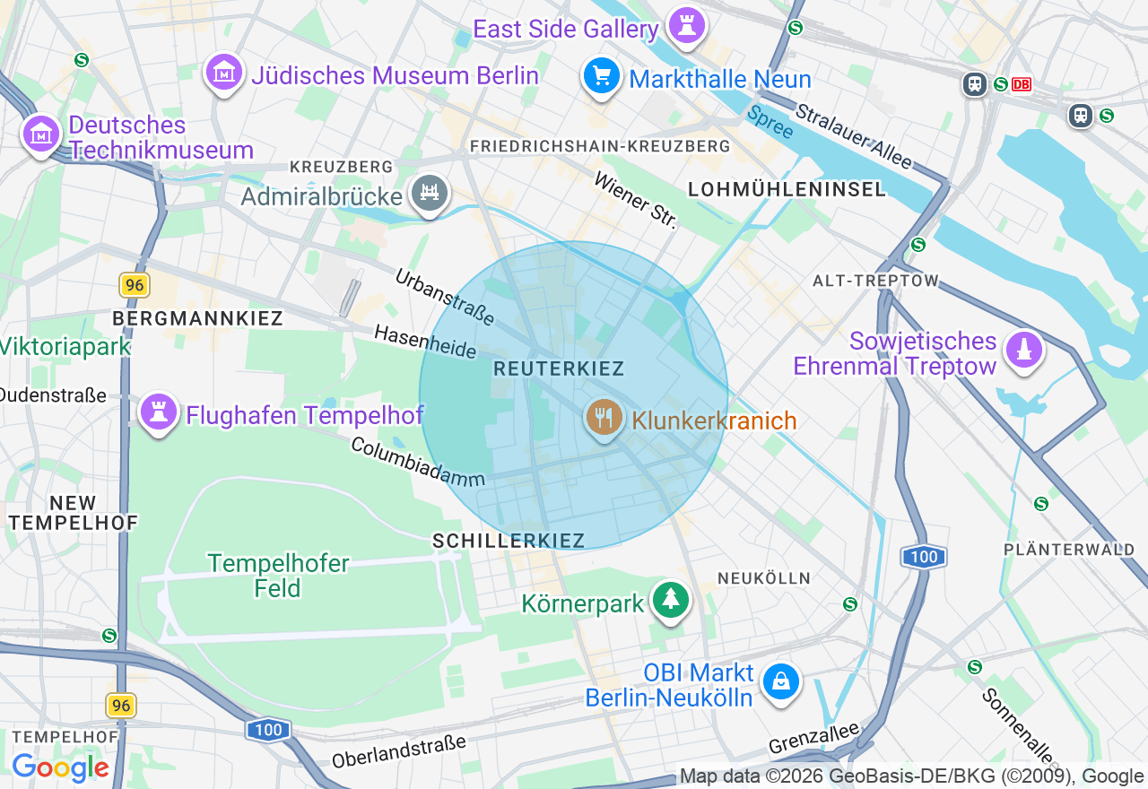 Kartenansicht der Location