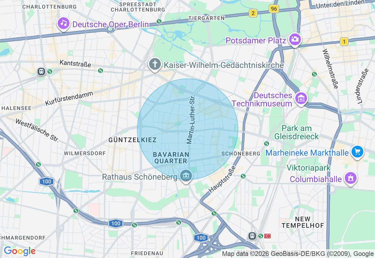 Kartenansicht der Location