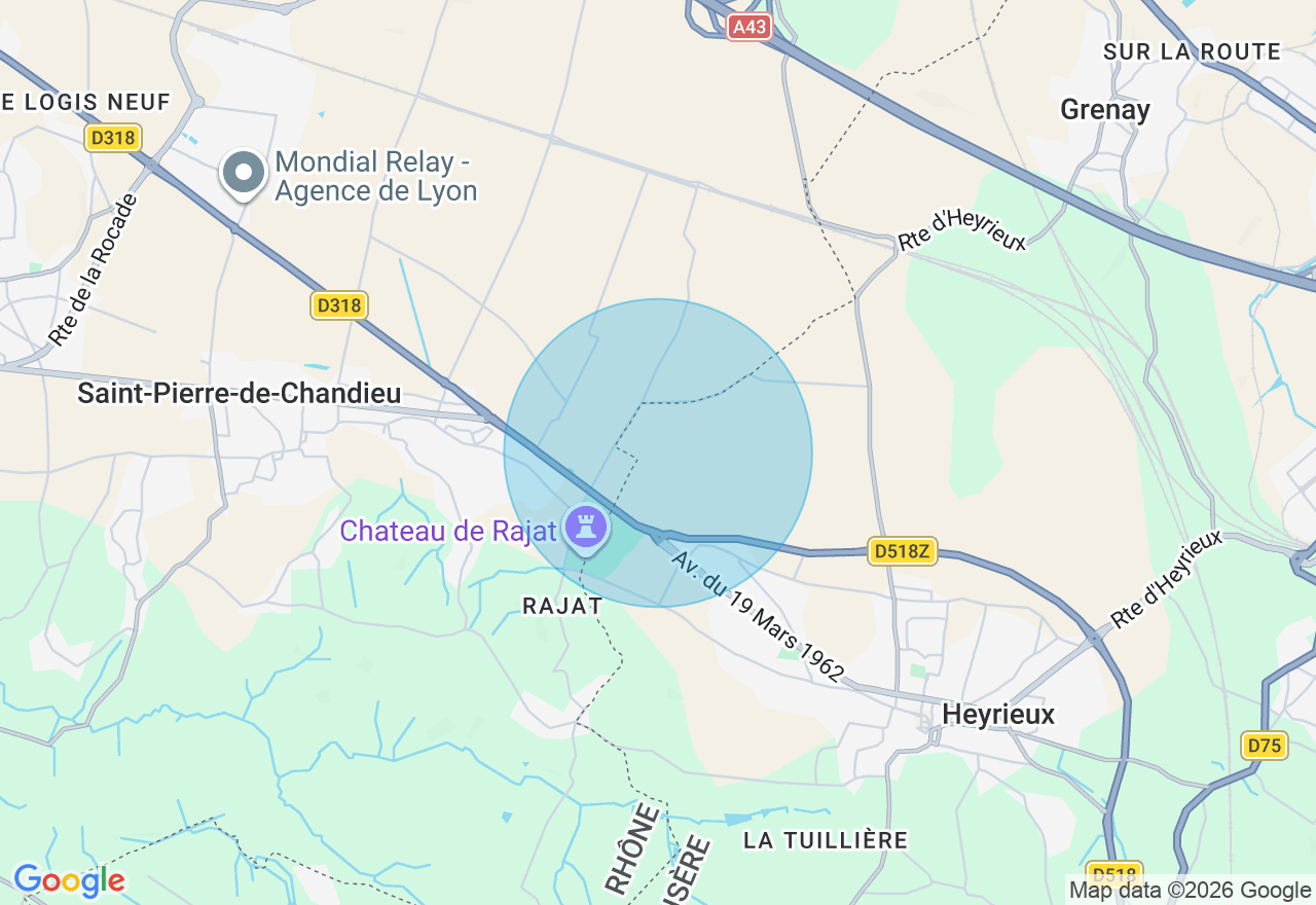 Carte de l'emplacement