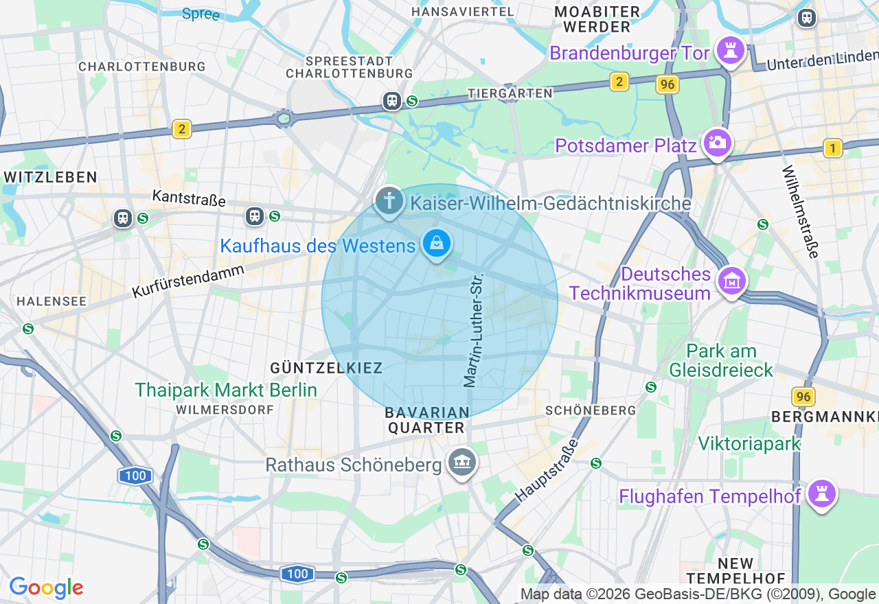 Kartenansicht der Location