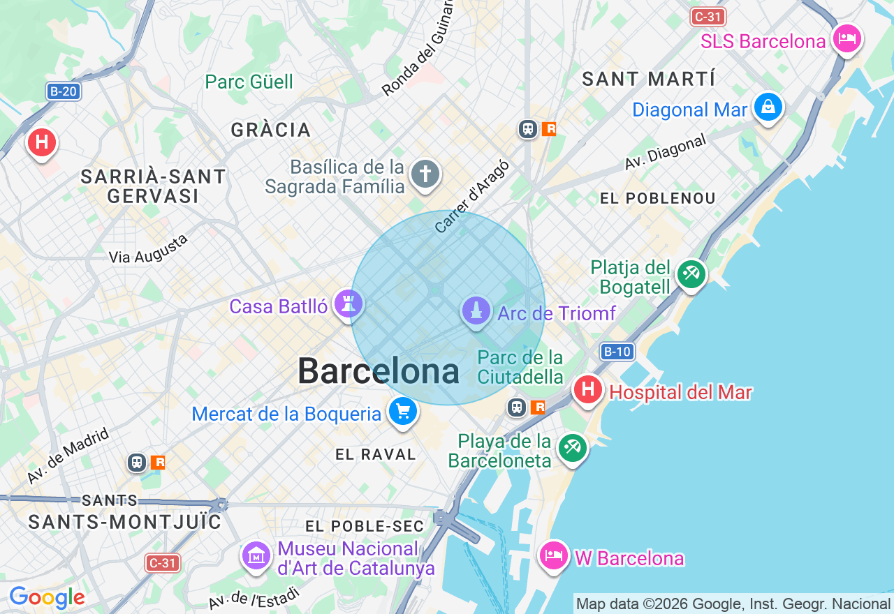 Mapa de la ubicación