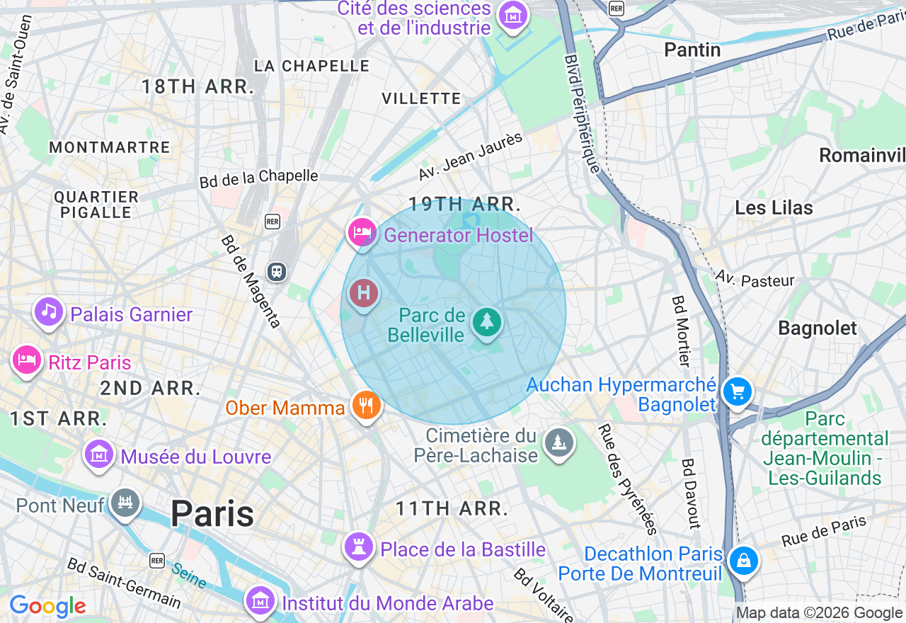 Carte de l'emplacement