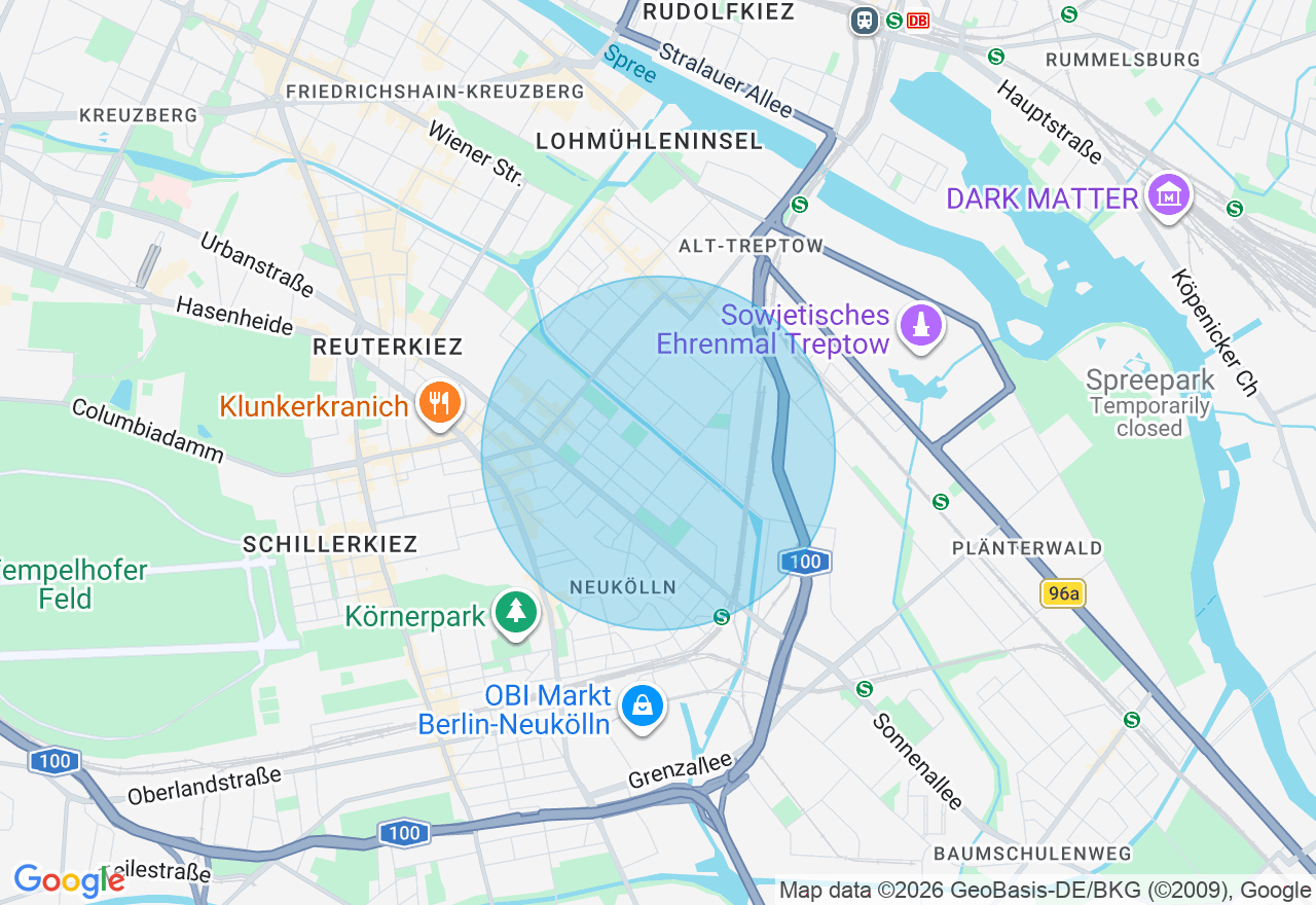 Kartenansicht der Location