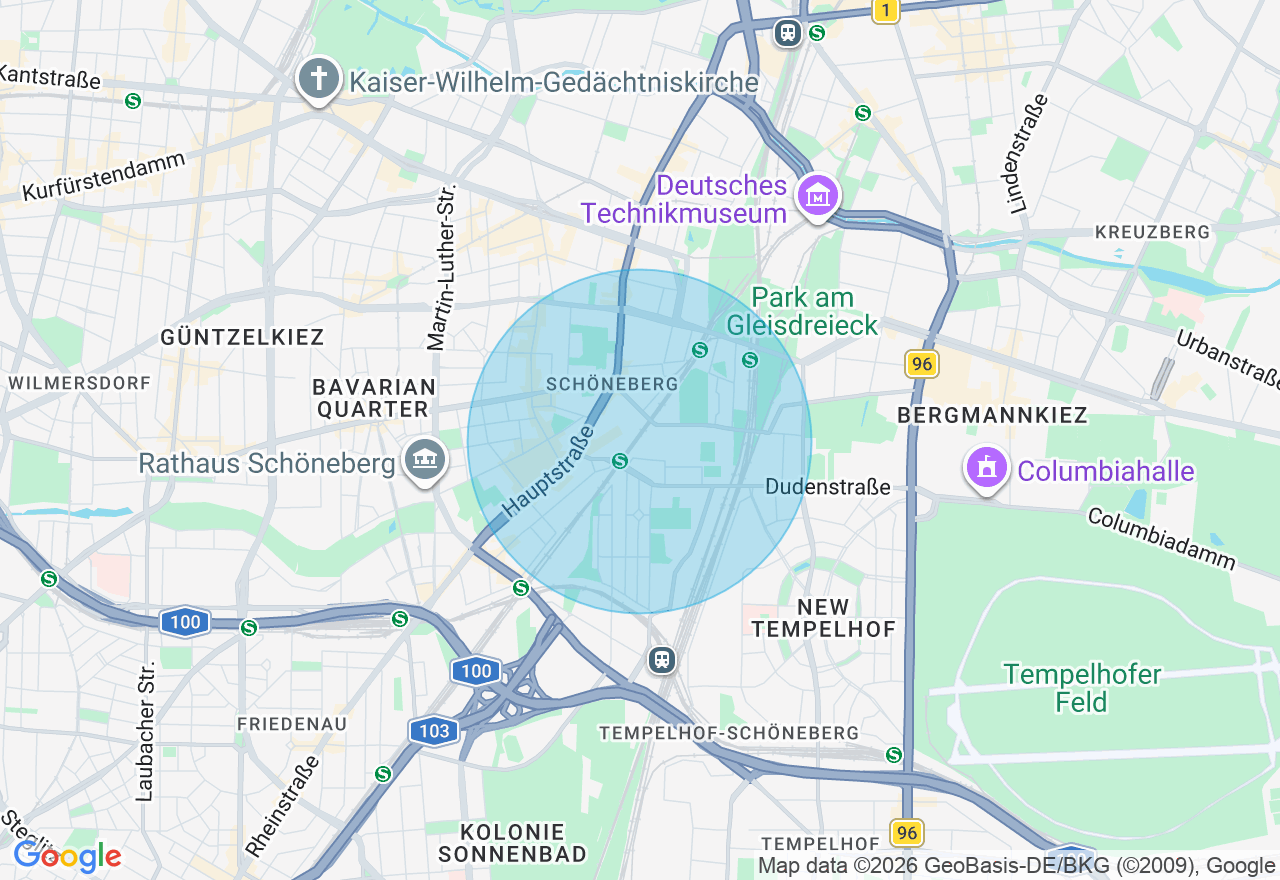 Kartenansicht der Location