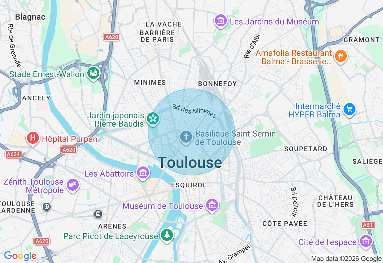 Carte de l'emplacement