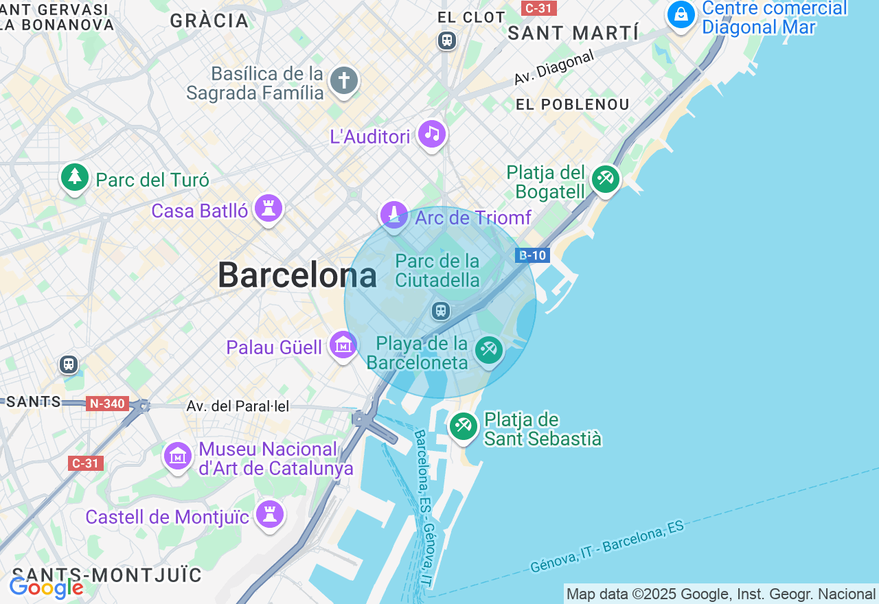 Mapa de la ubicación