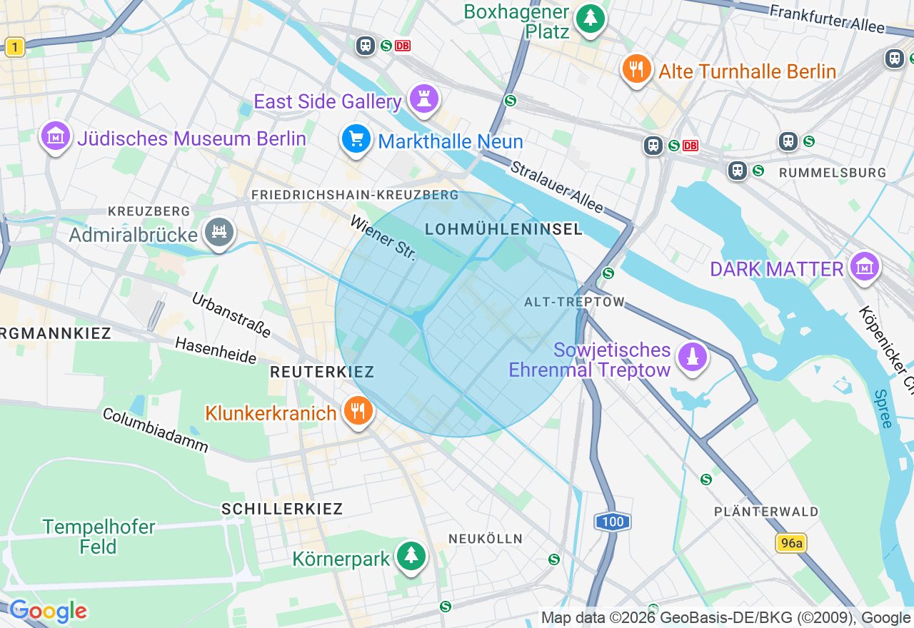 Kartenansicht der Location