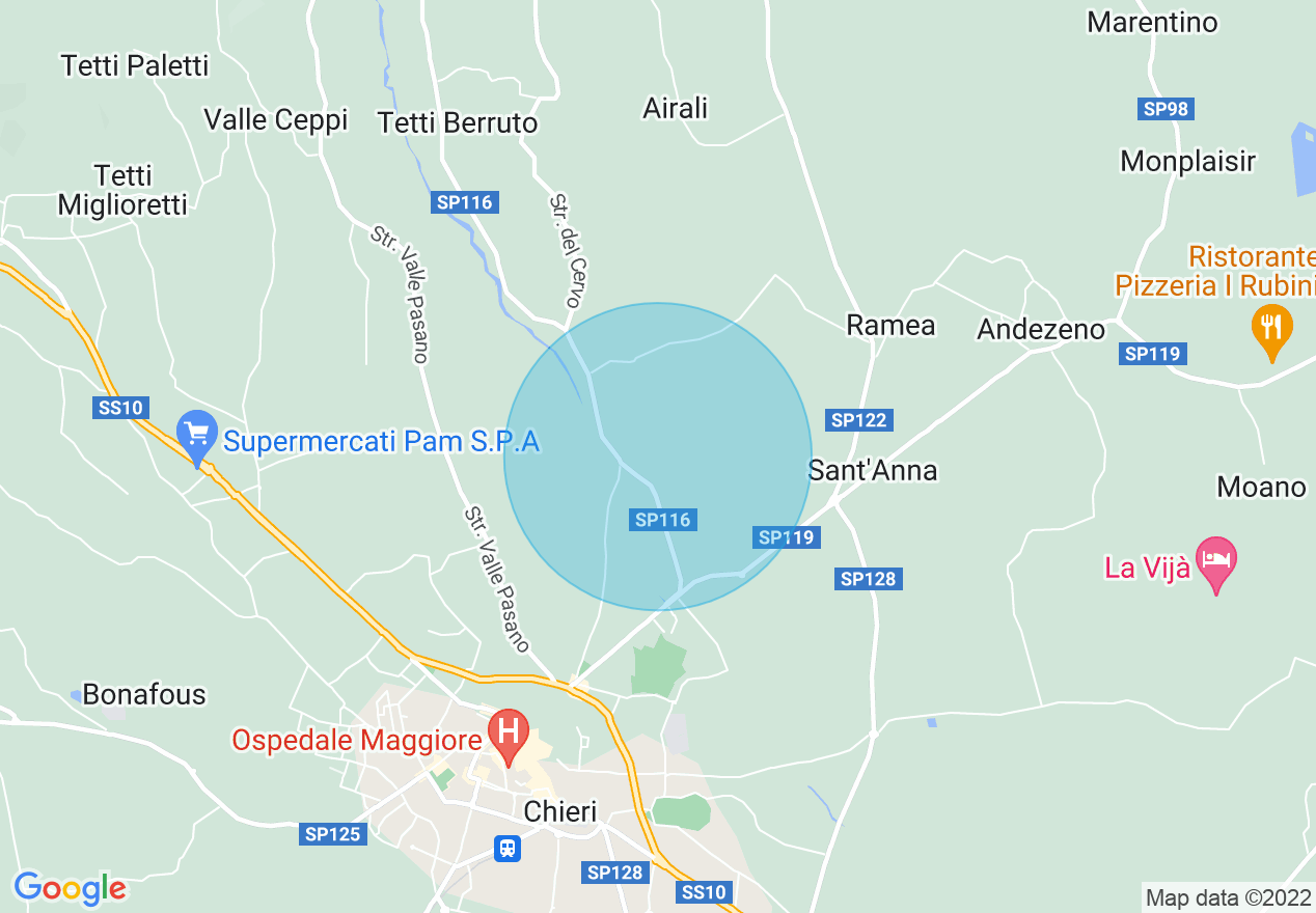Mappa della posizione