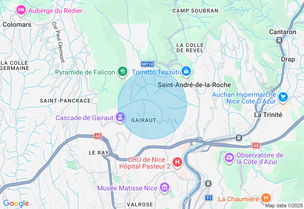 Carte de l'emplacement