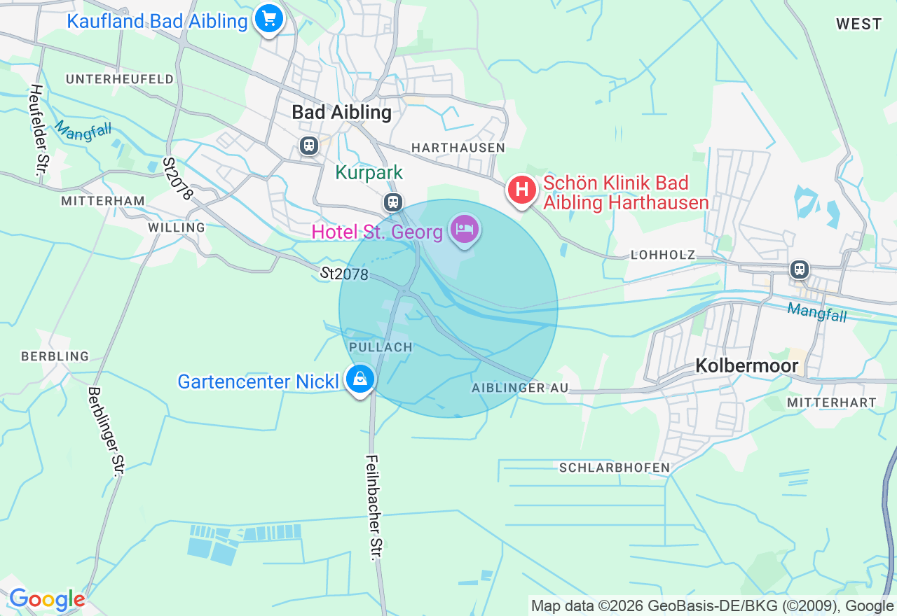 Kartenansicht der Location