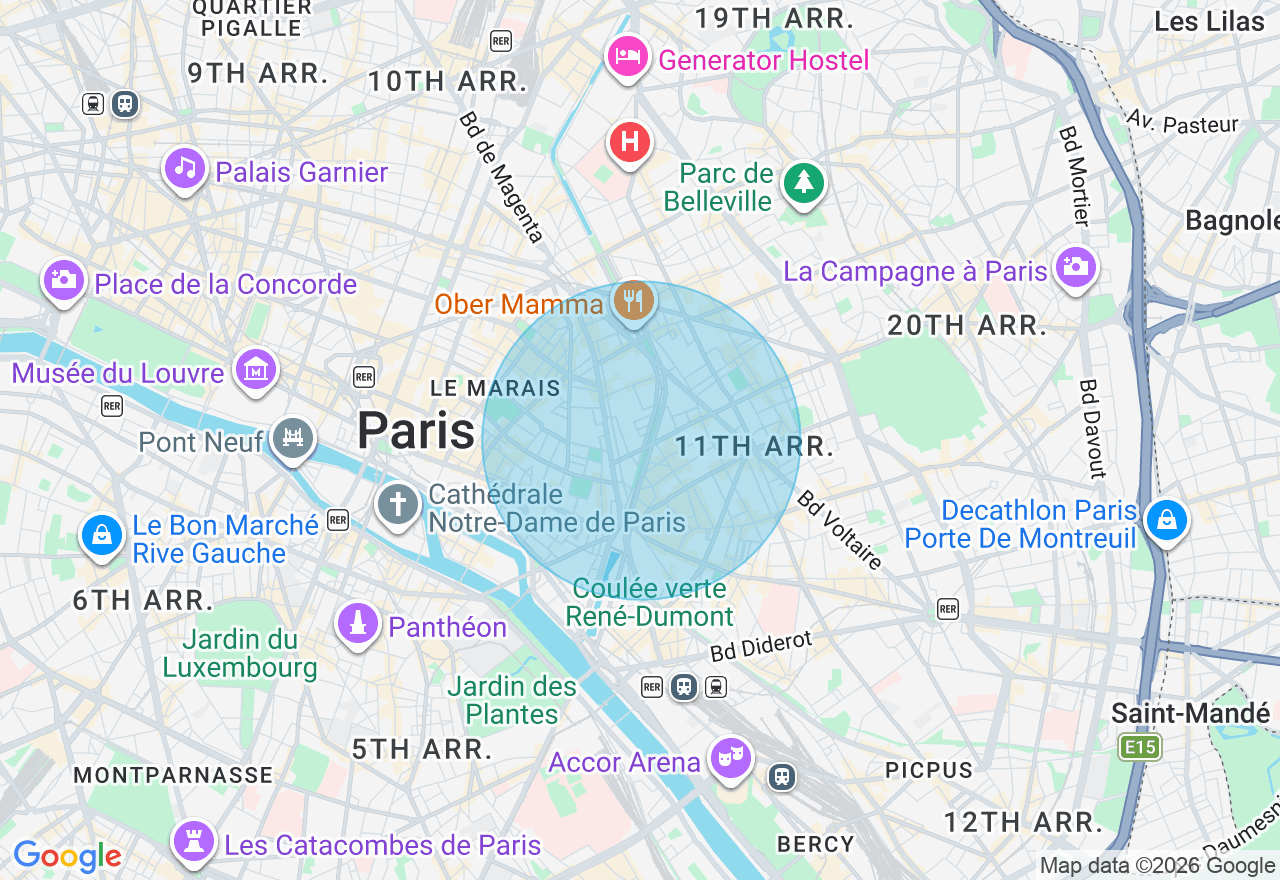 Carte de l'emplacement