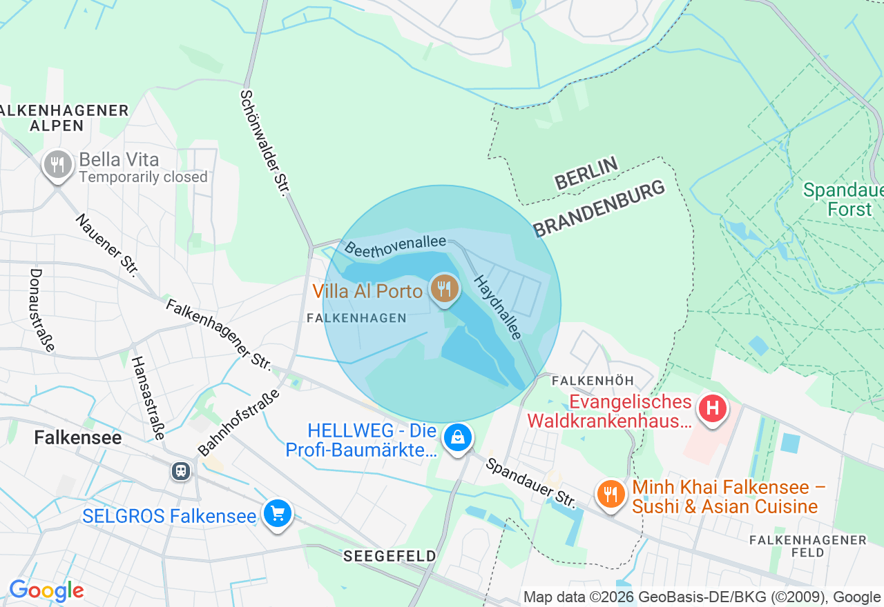 Kartenansicht der Location