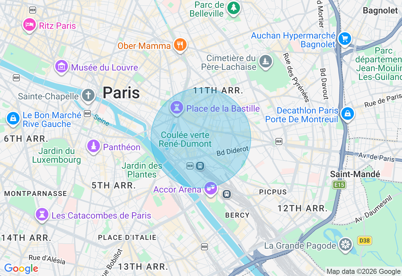 Carte de l'emplacement