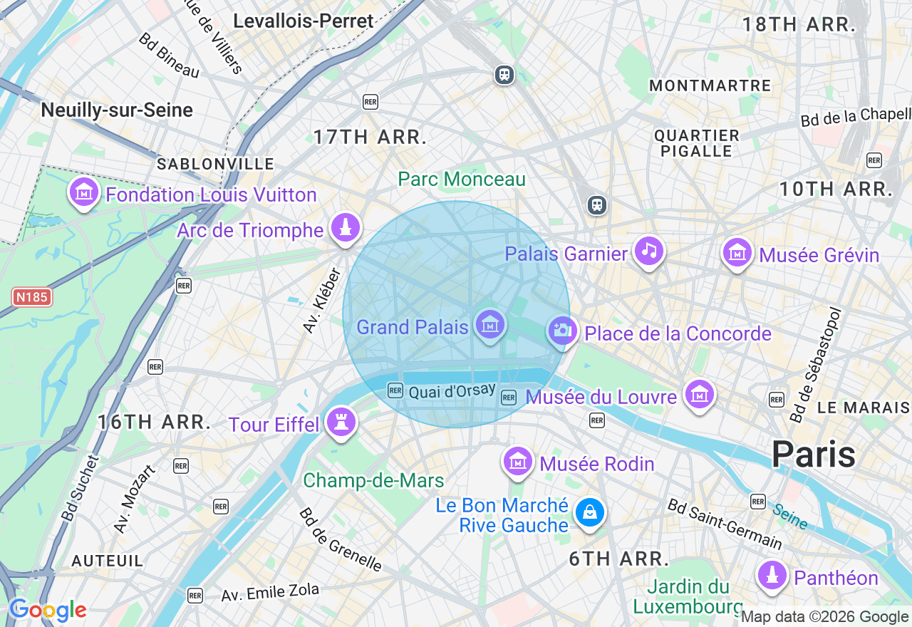 Carte de l'emplacement