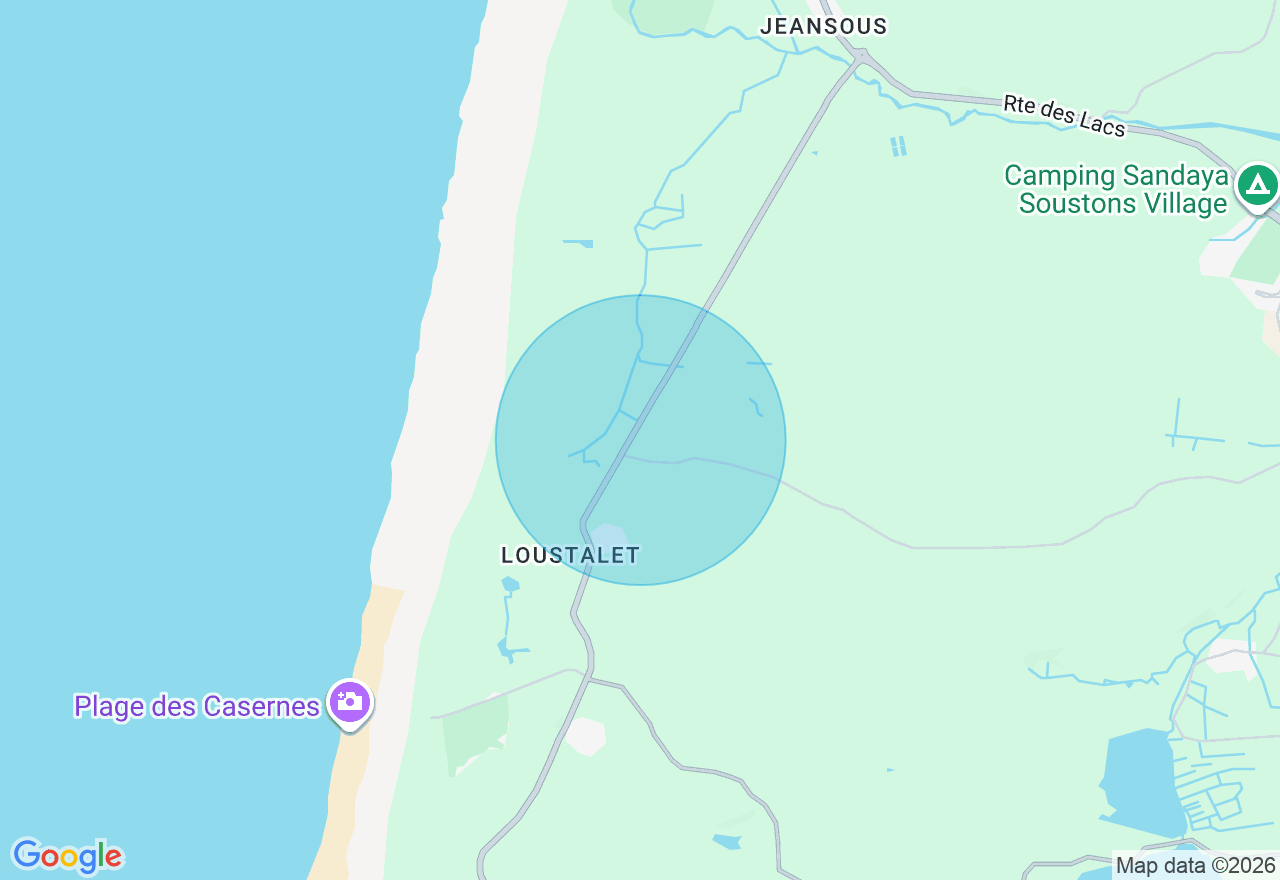Carte de l'emplacement