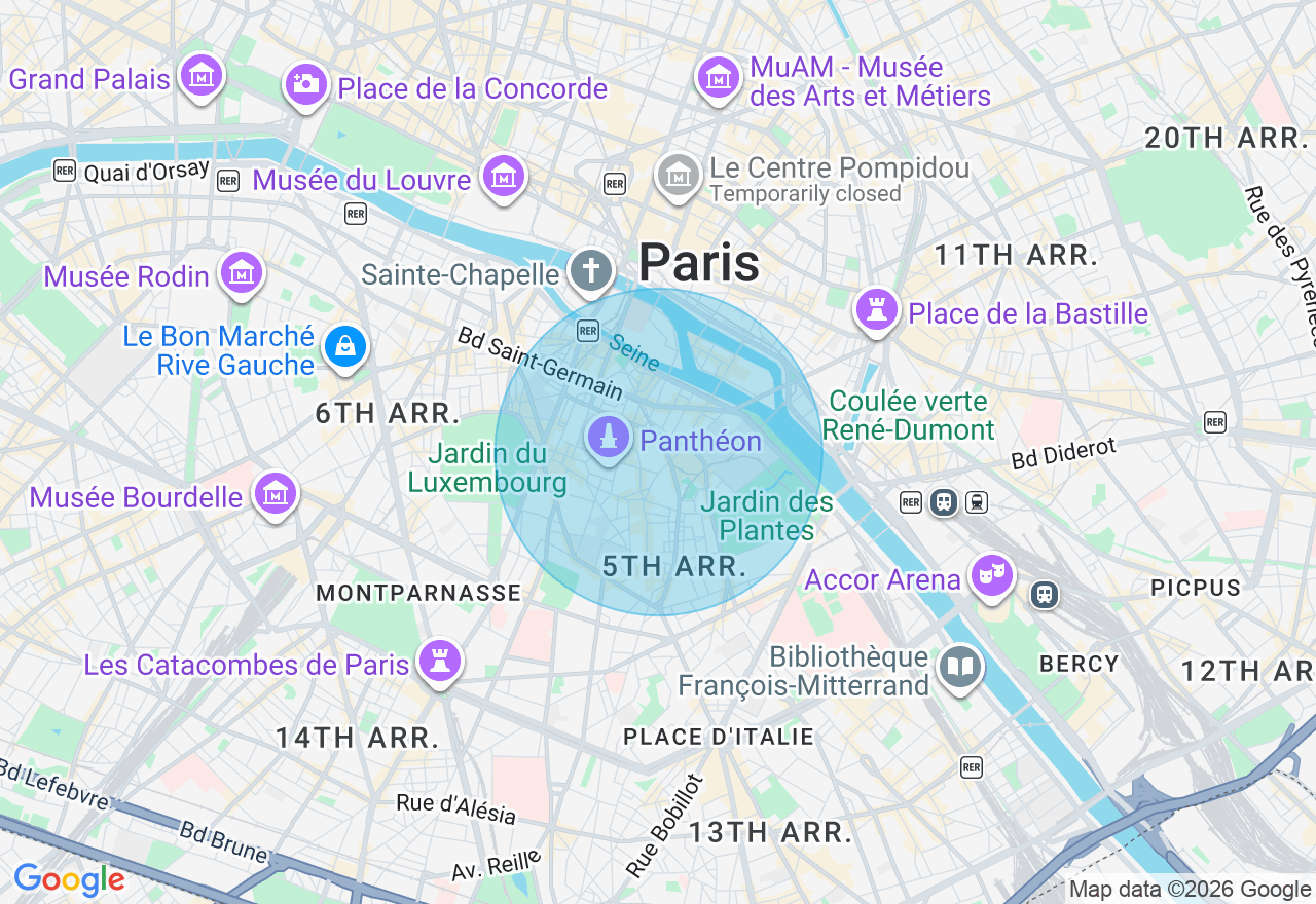 Carte de l'emplacement