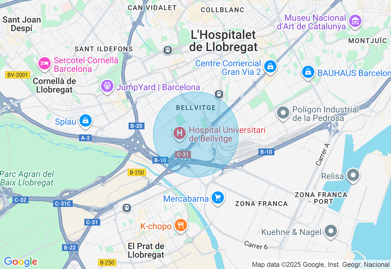 Mapa de la ubicación