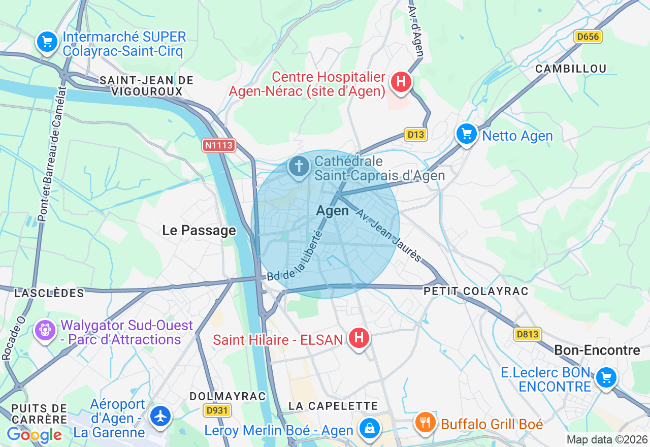 Carte de l'emplacement
