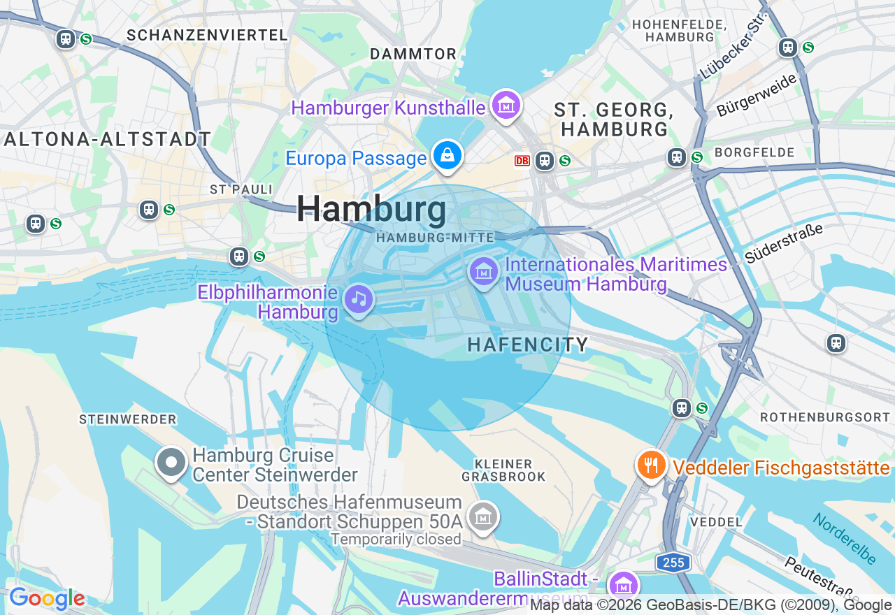 Kartenansicht der Location