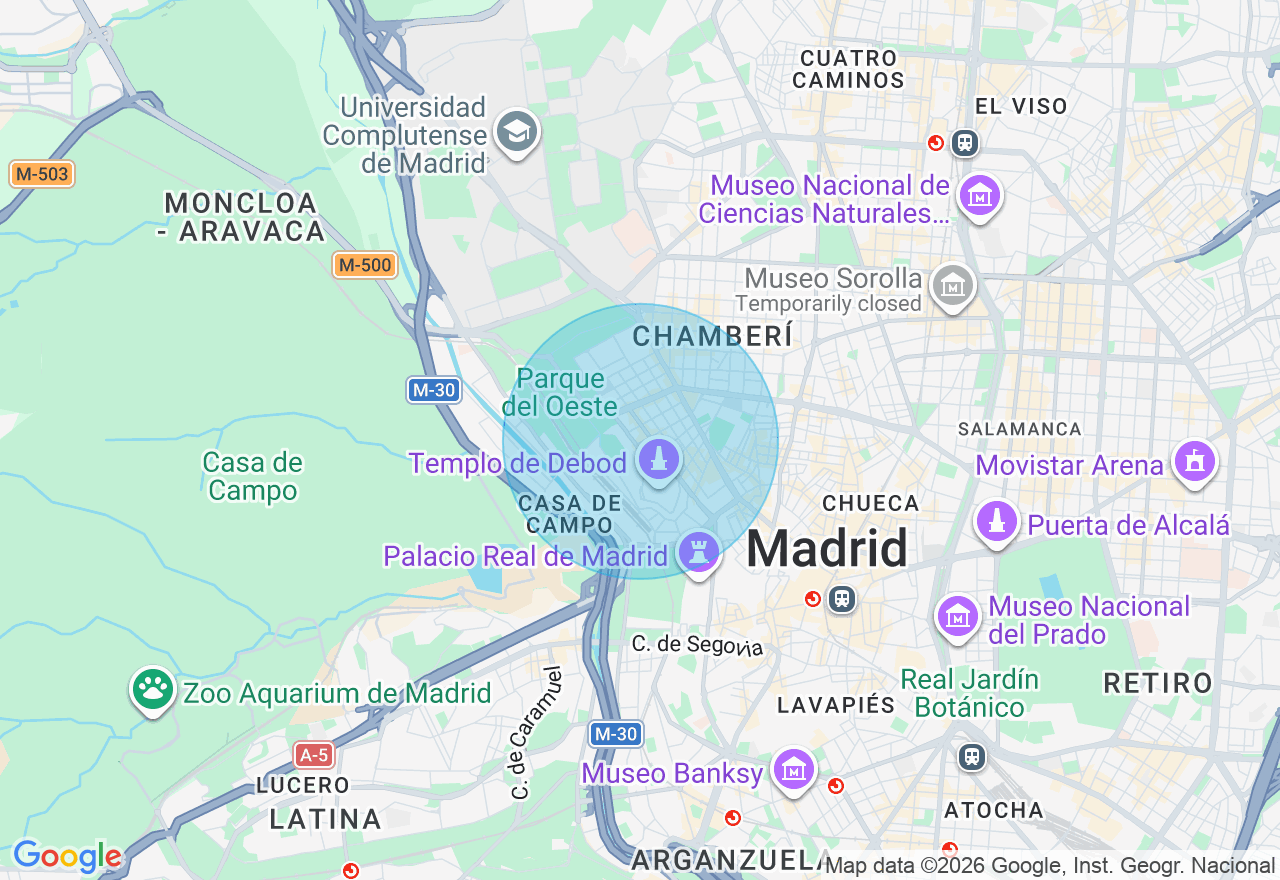 Mapa de la ubicación