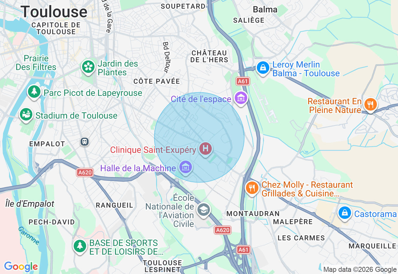 Carte de l'emplacement