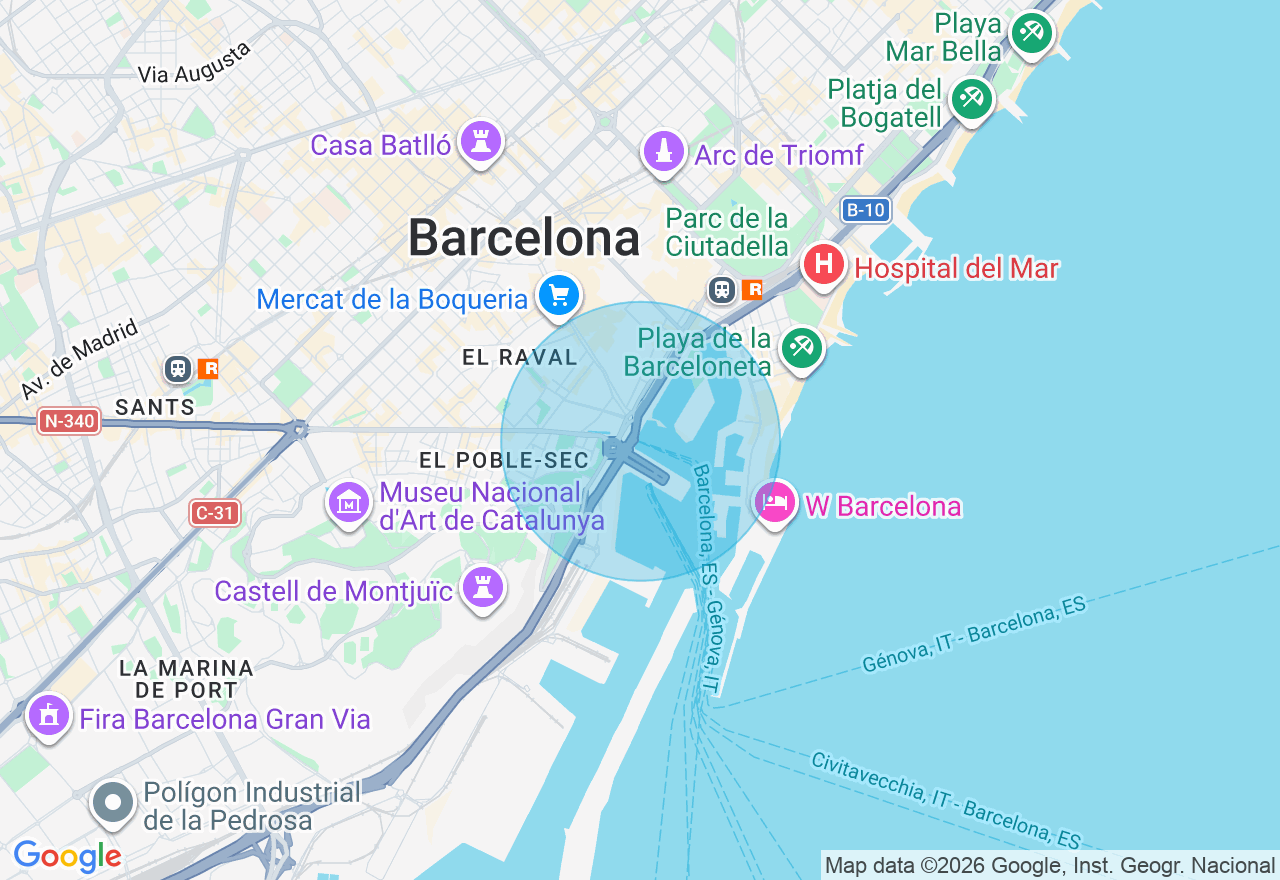Mapa de la ubicación