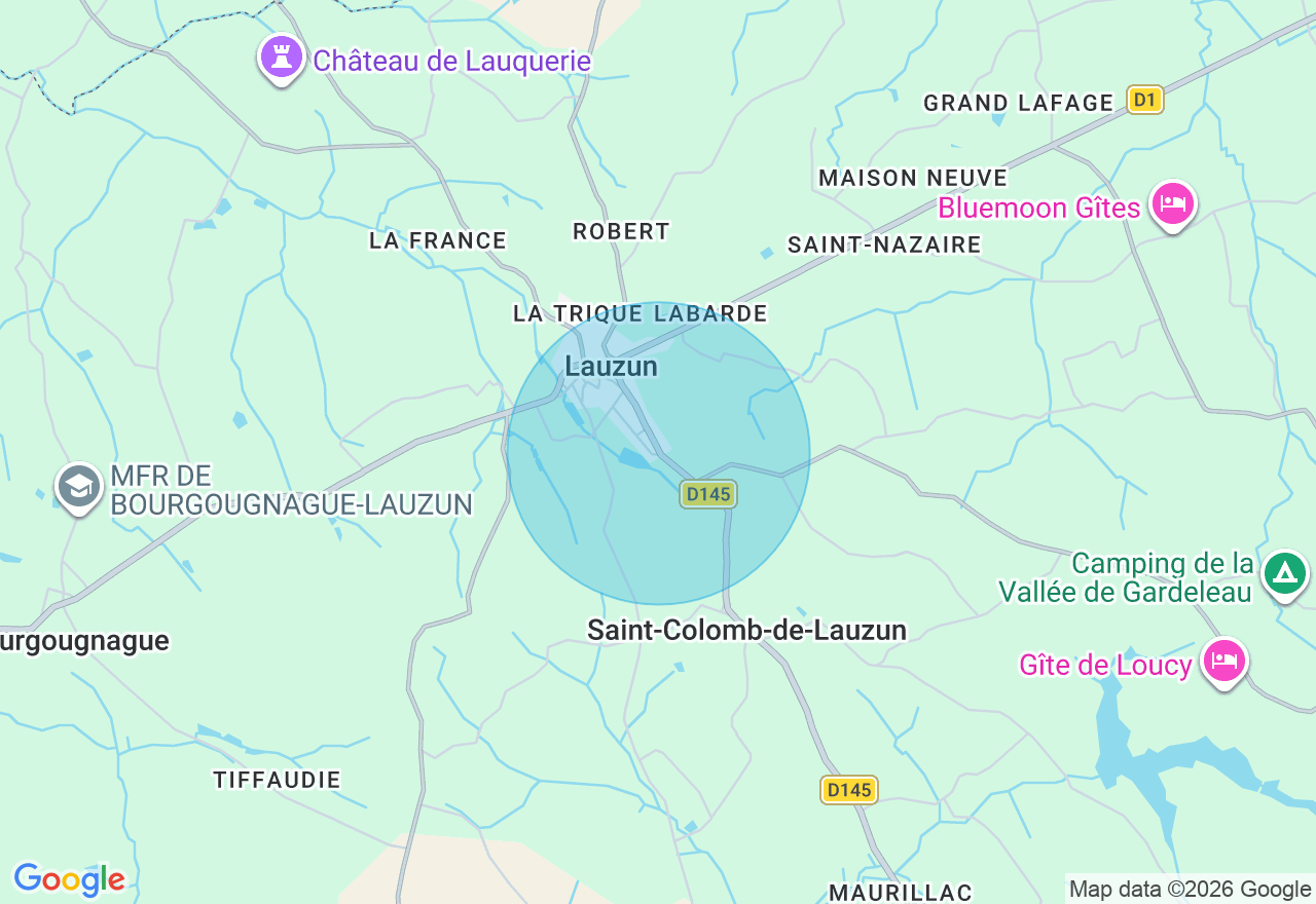 Carte de l'emplacement