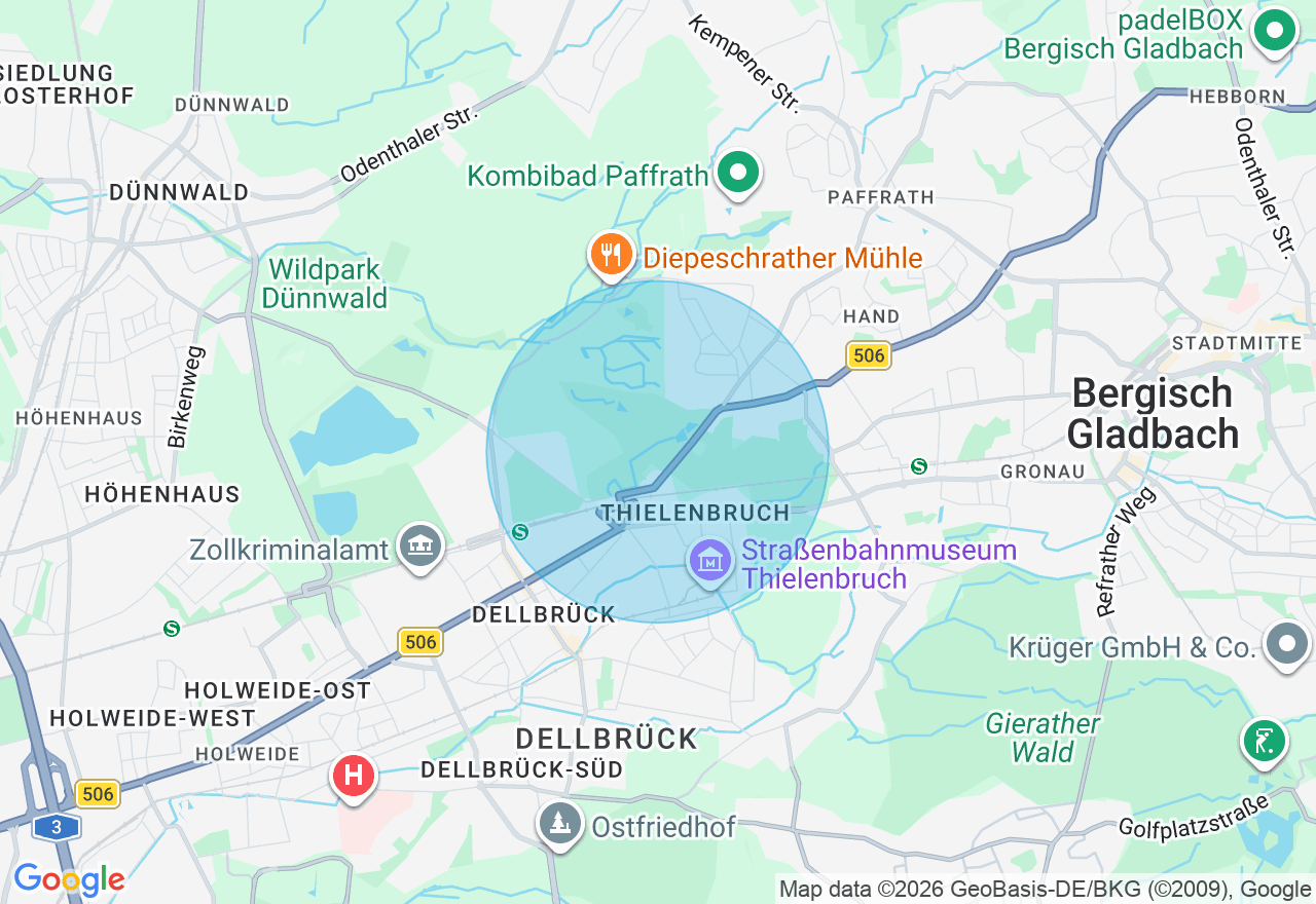 Kartenansicht der Location