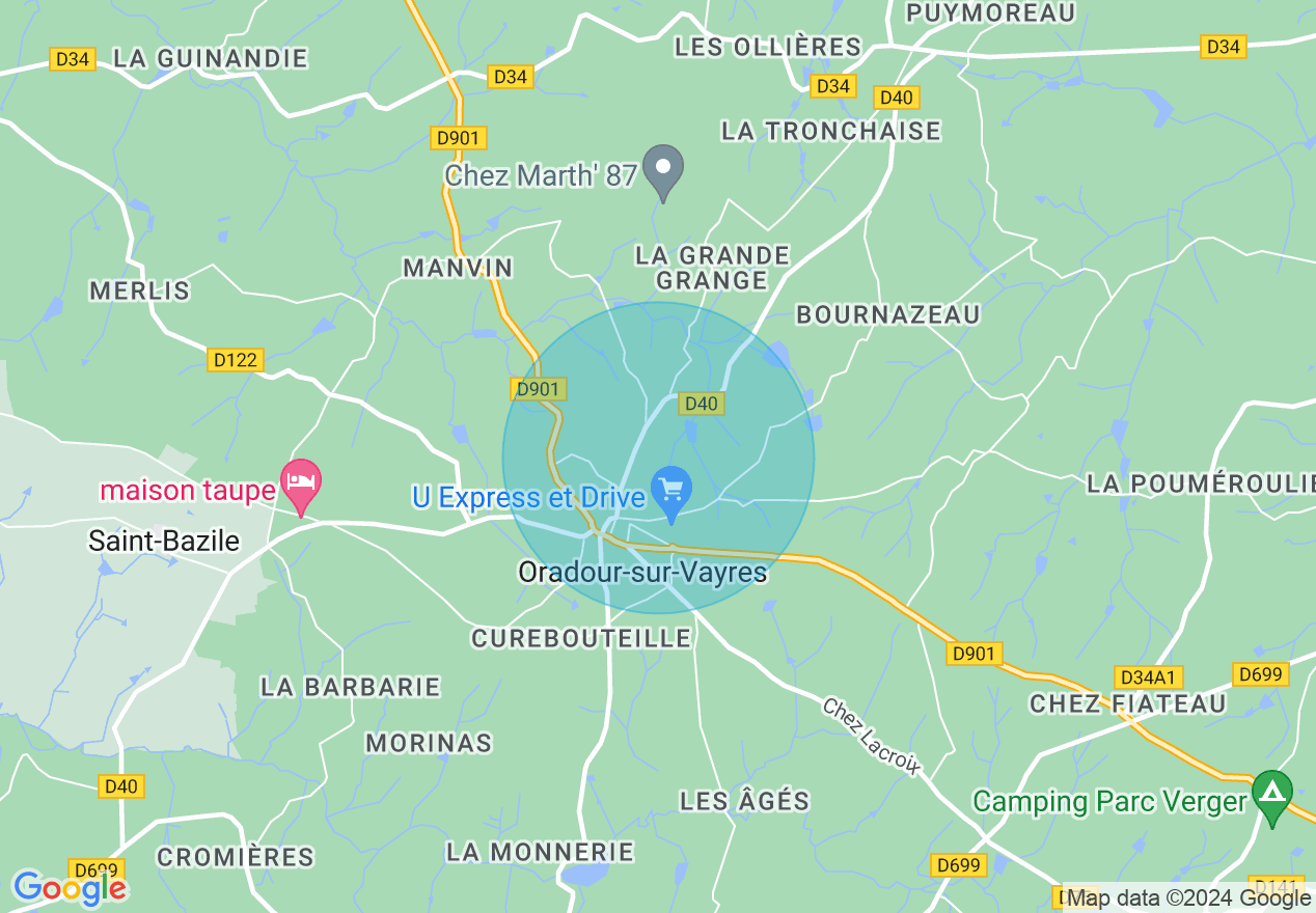 Carte de l'emplacement