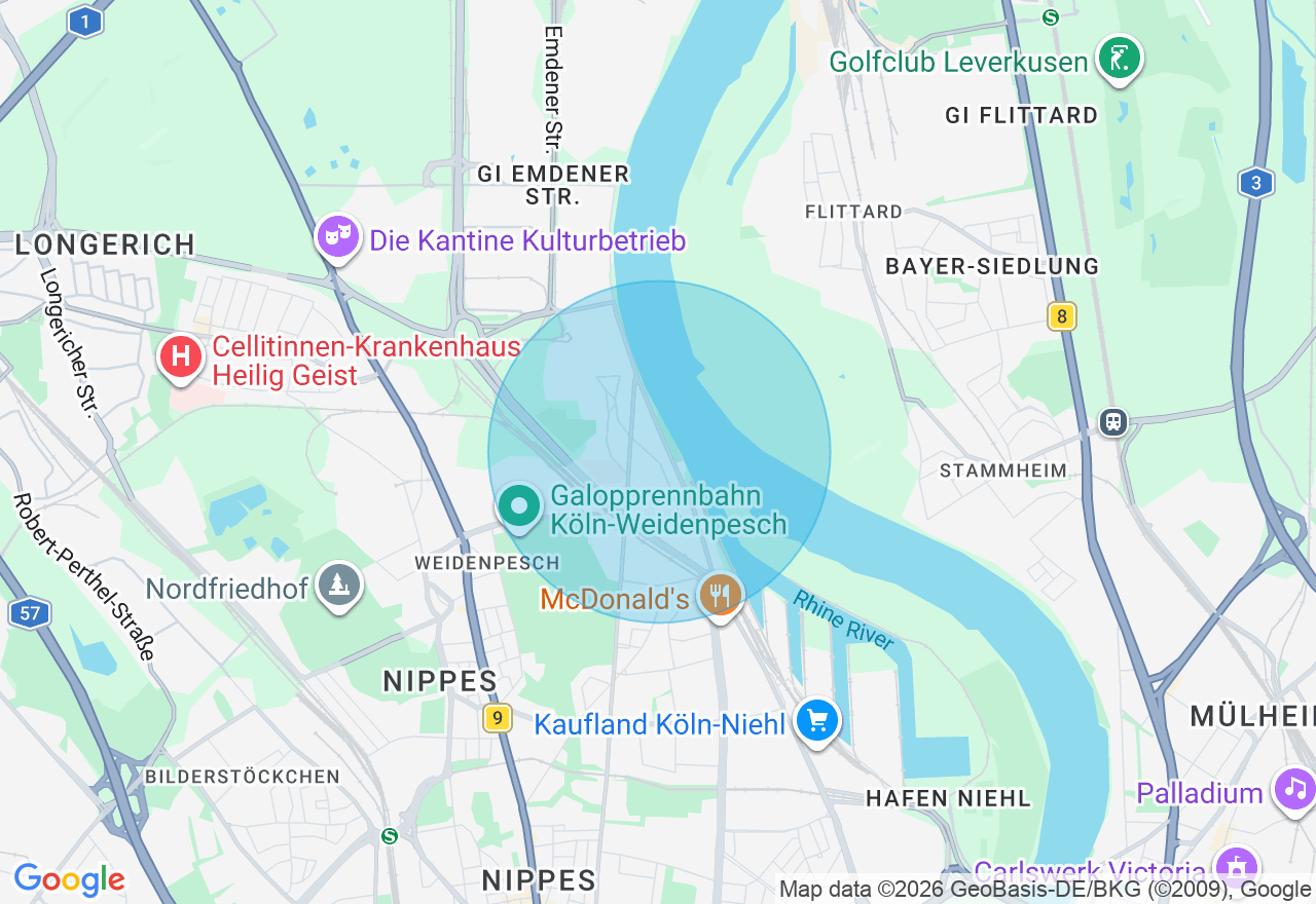 Kartenansicht der Location