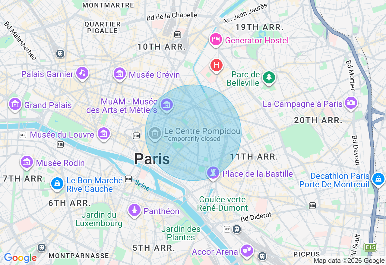 Carte de l'emplacement