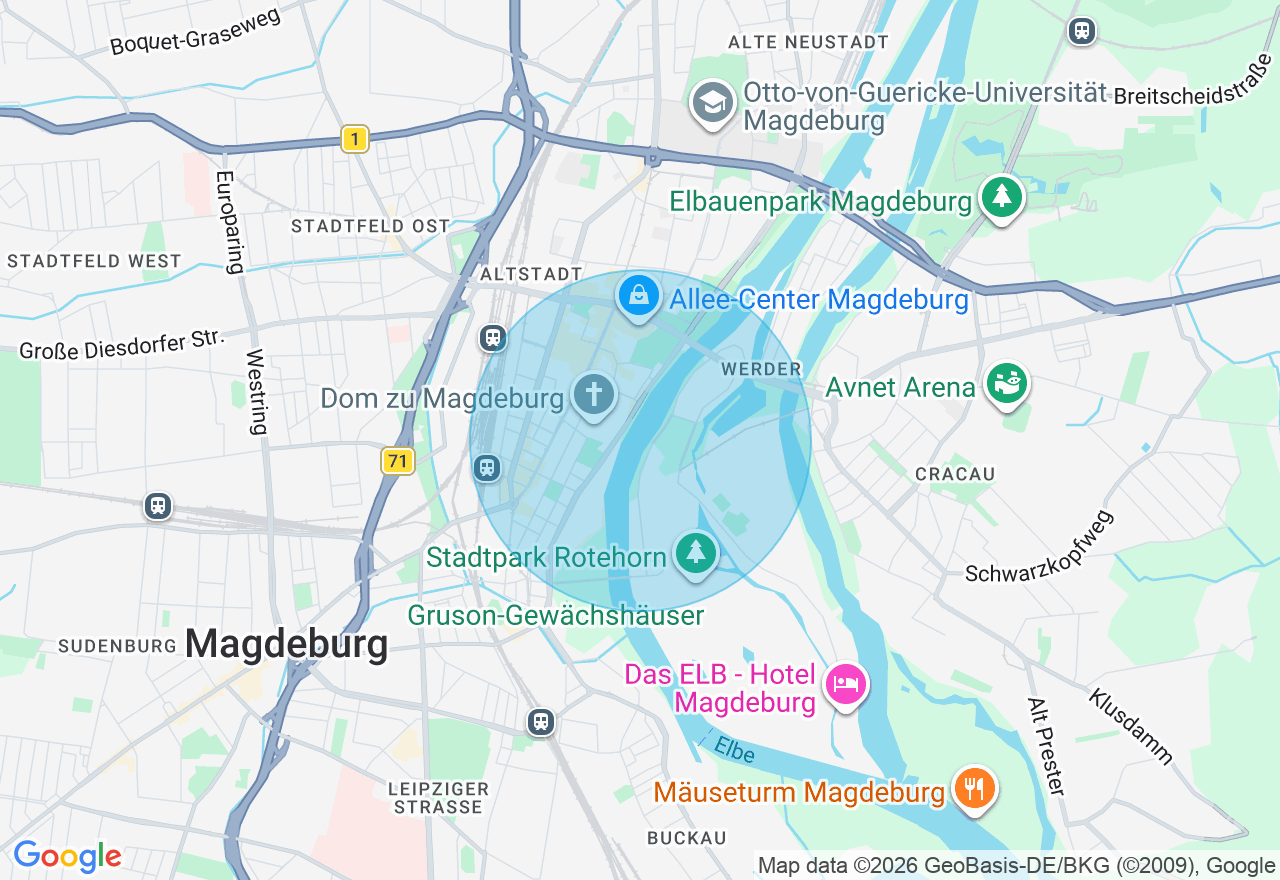 Kartenansicht der Location