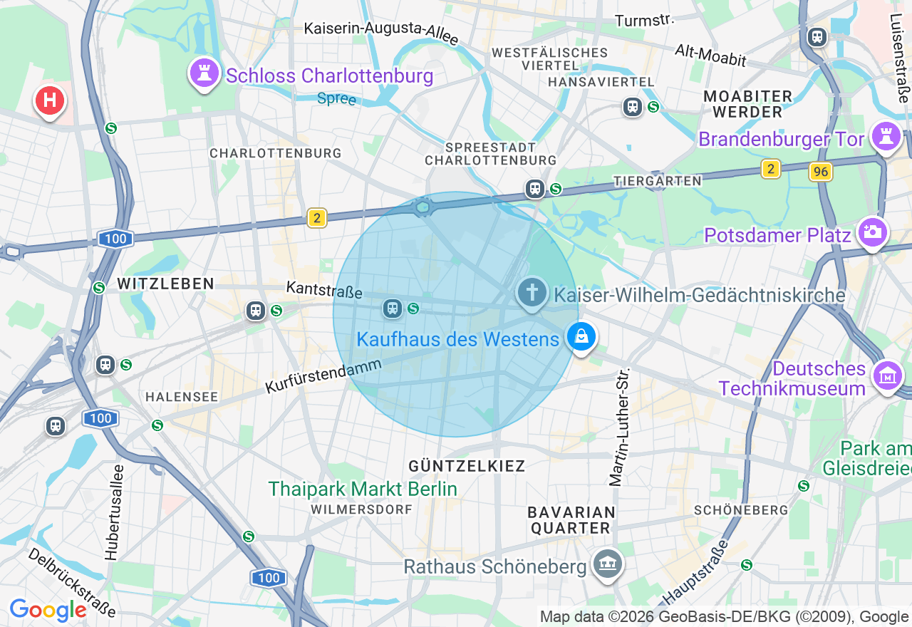 Kartenansicht der Location
