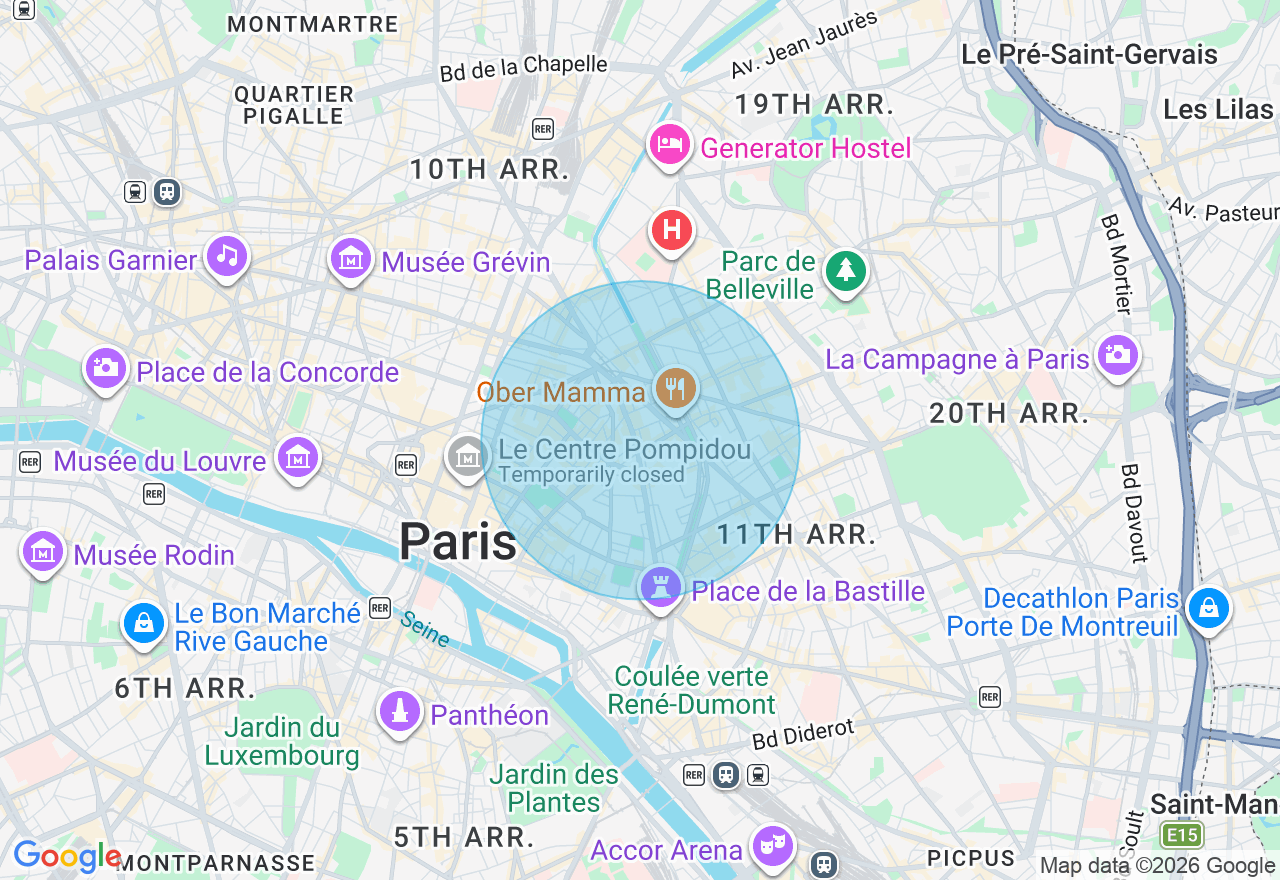 Carte de l'emplacement