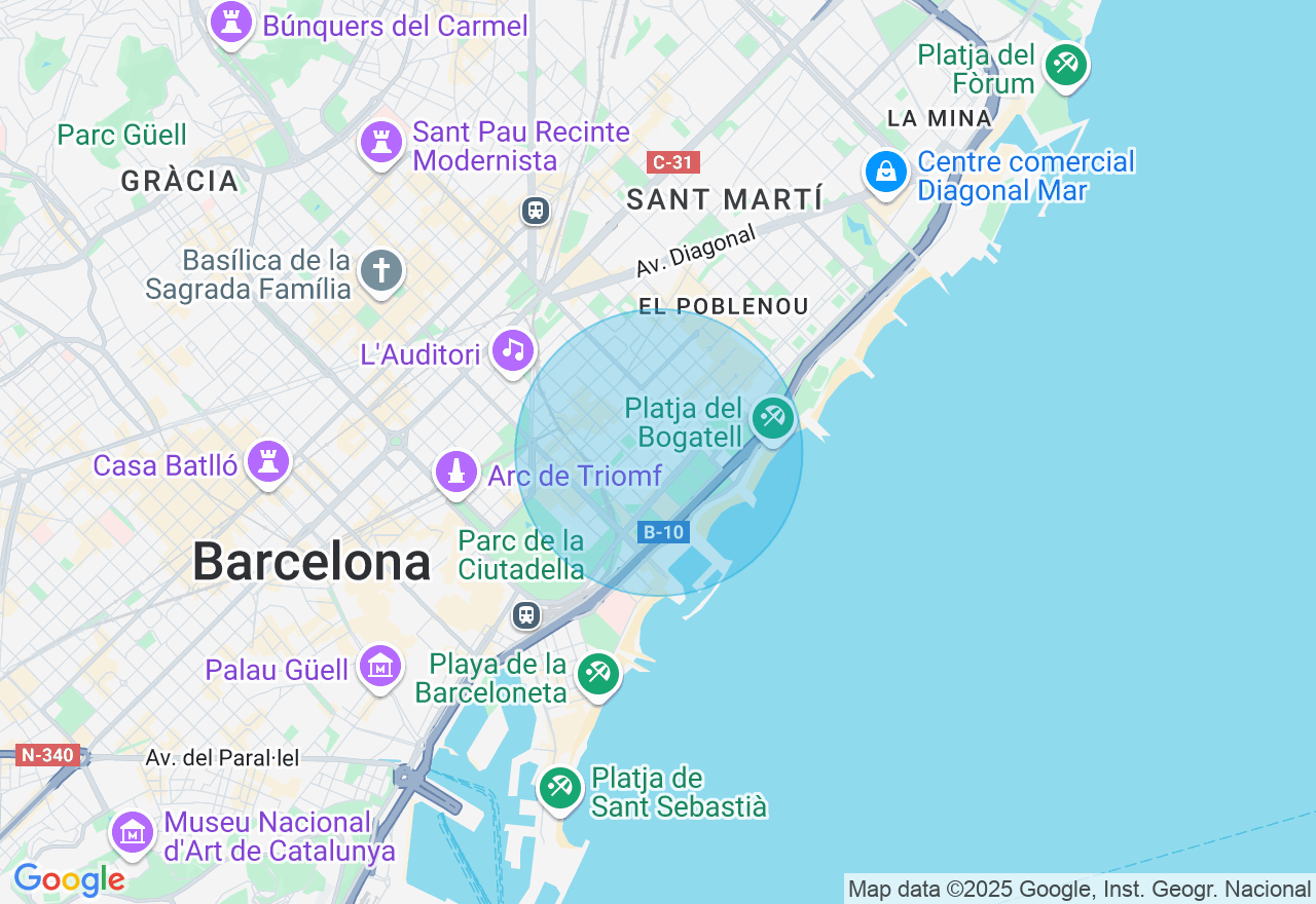 Mapa de la ubicación